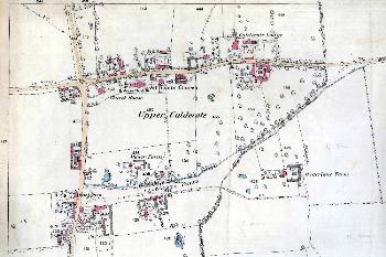 The western part of Upper Caldecote in 1884